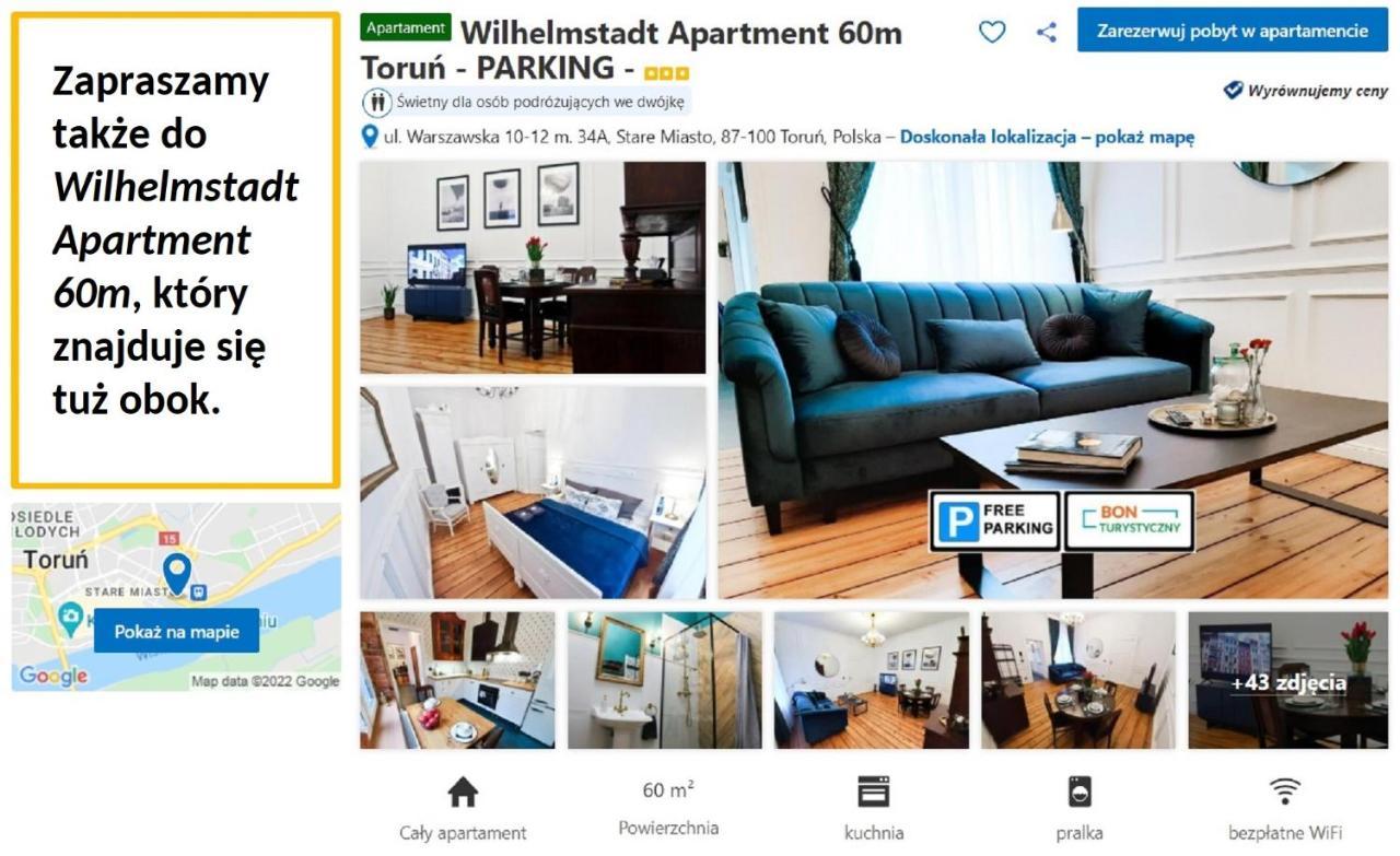 Wilhelmstadt Apartment 90M - Parking Torun Bagian luar foto